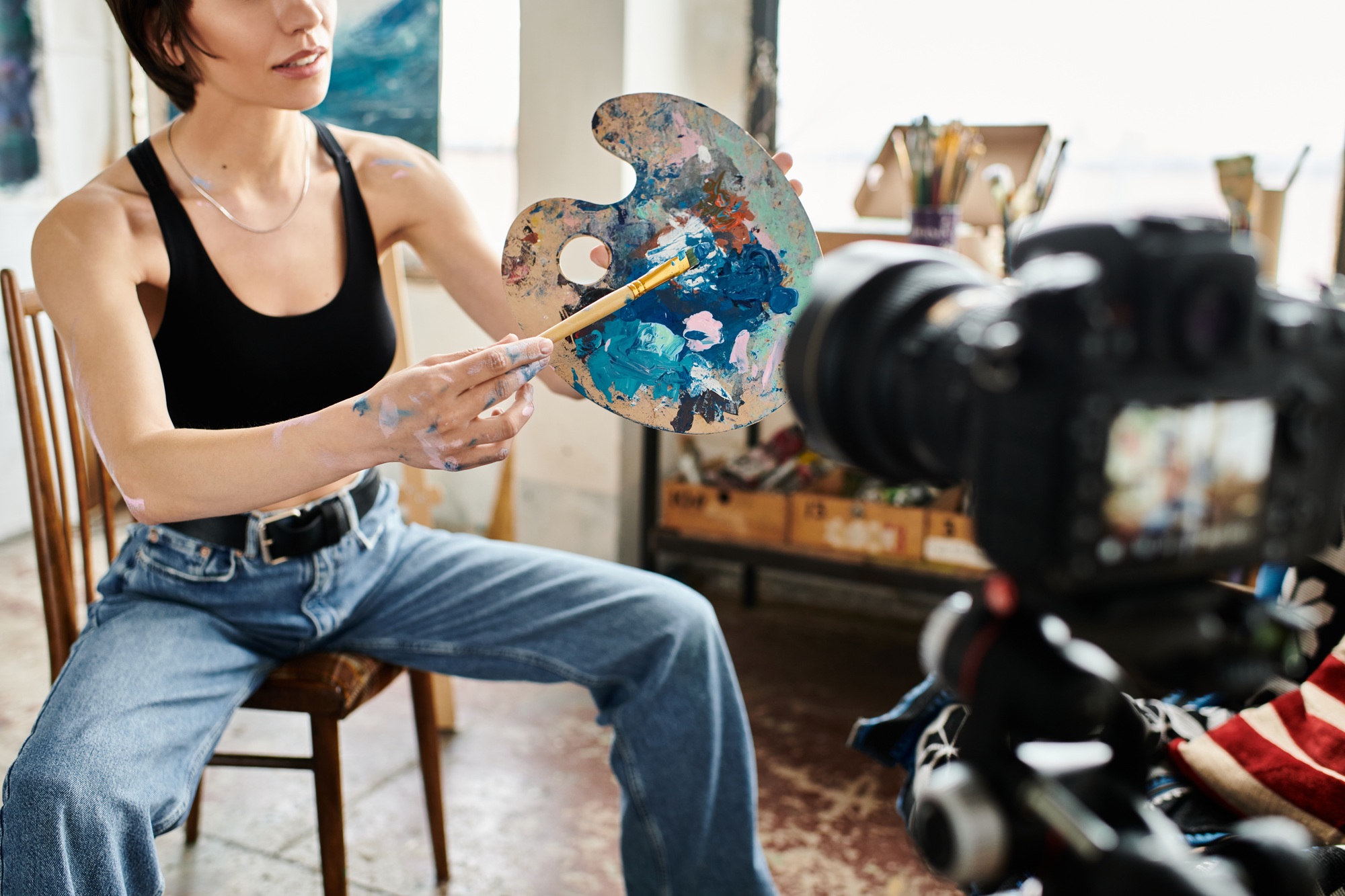Brush in Hand, Creativity Unleashed